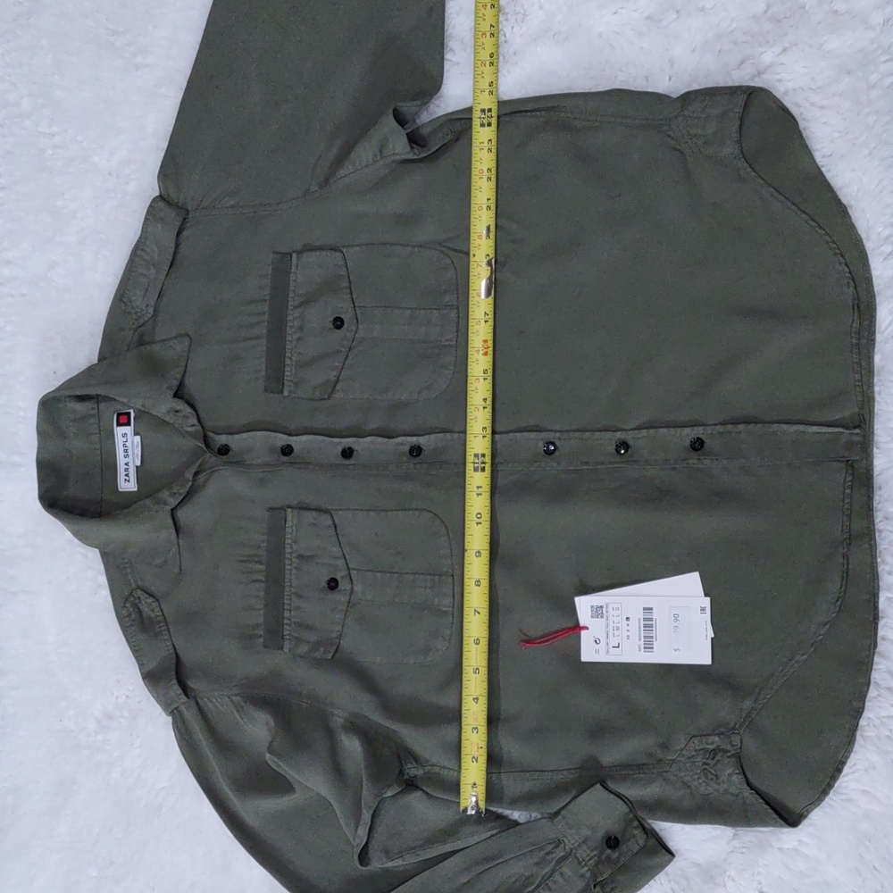 ZARA SRPLS LONG SLEEVE SHIRT. - Picture 15 of 17